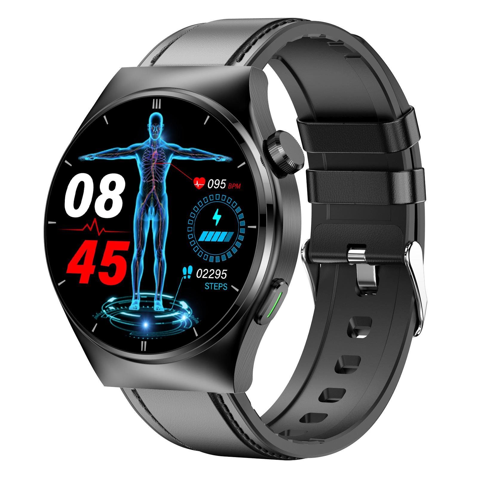 F320 laser therapy Bluetooth call uric acid lipids watch non invasive blood sugar heart rate body temperature smart watch - Image 9
