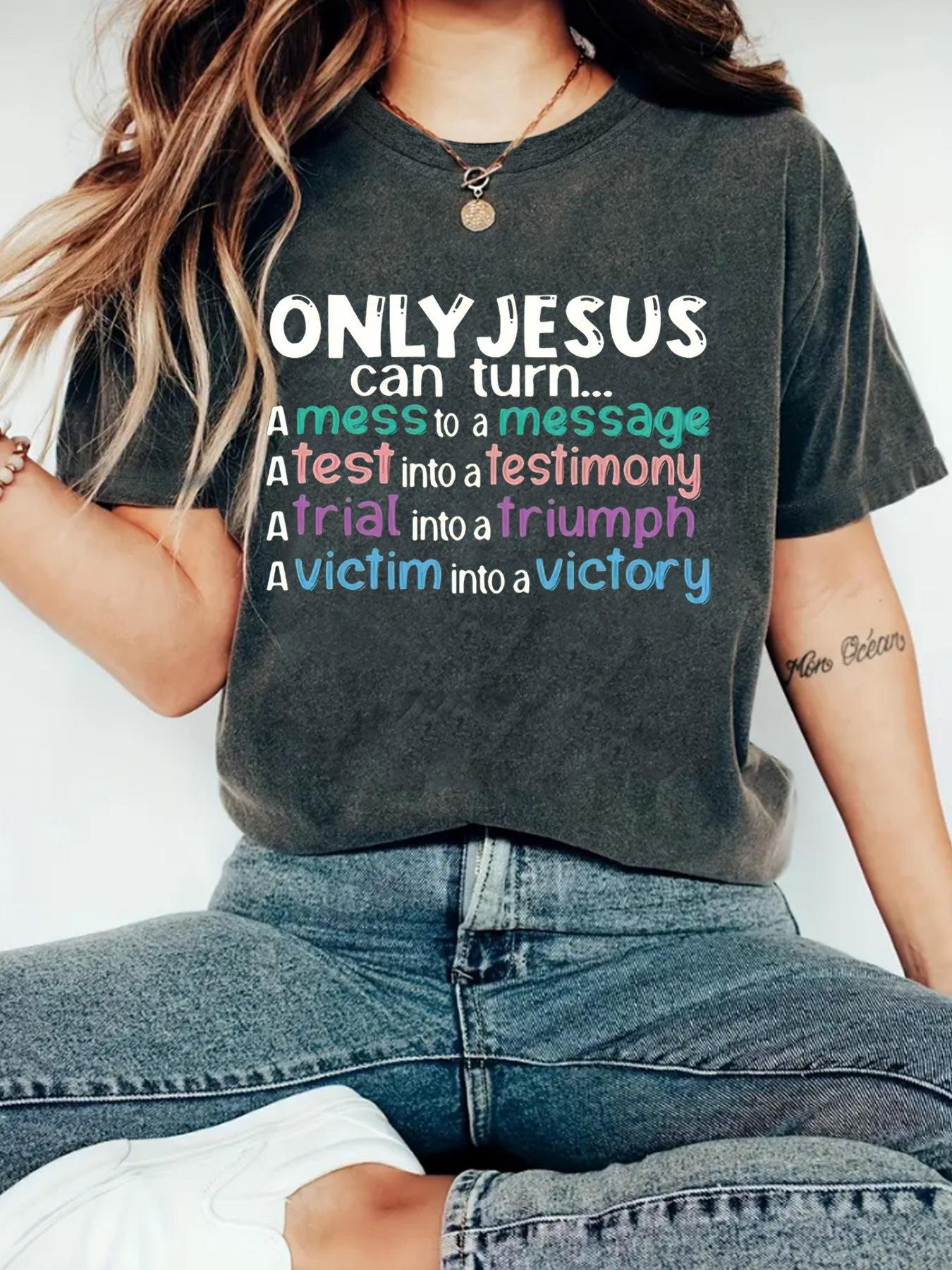 OMLY JESUS Women's T-shirt Top - Image 12