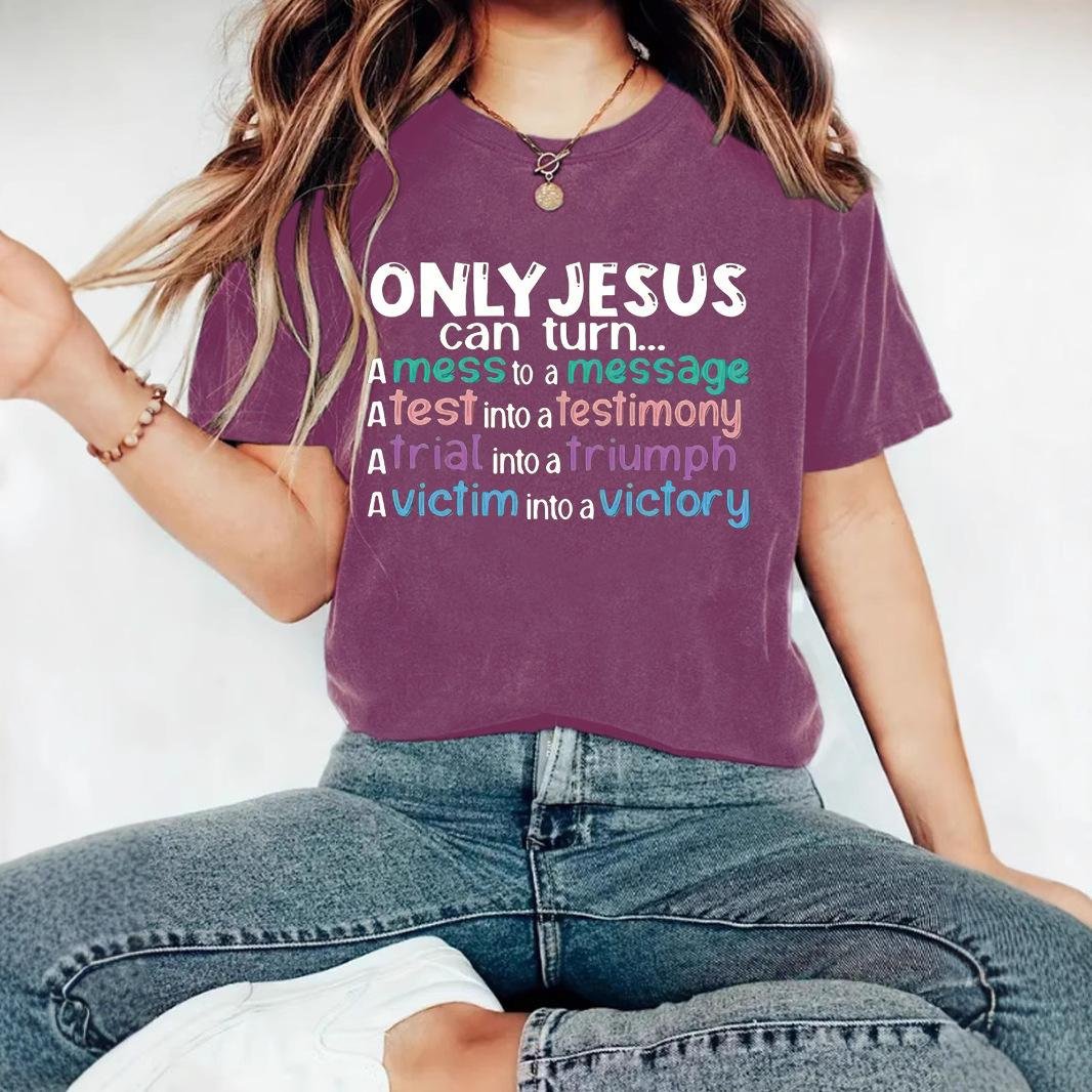 OMLY JESUS Women's T-shirt Top - Image 4