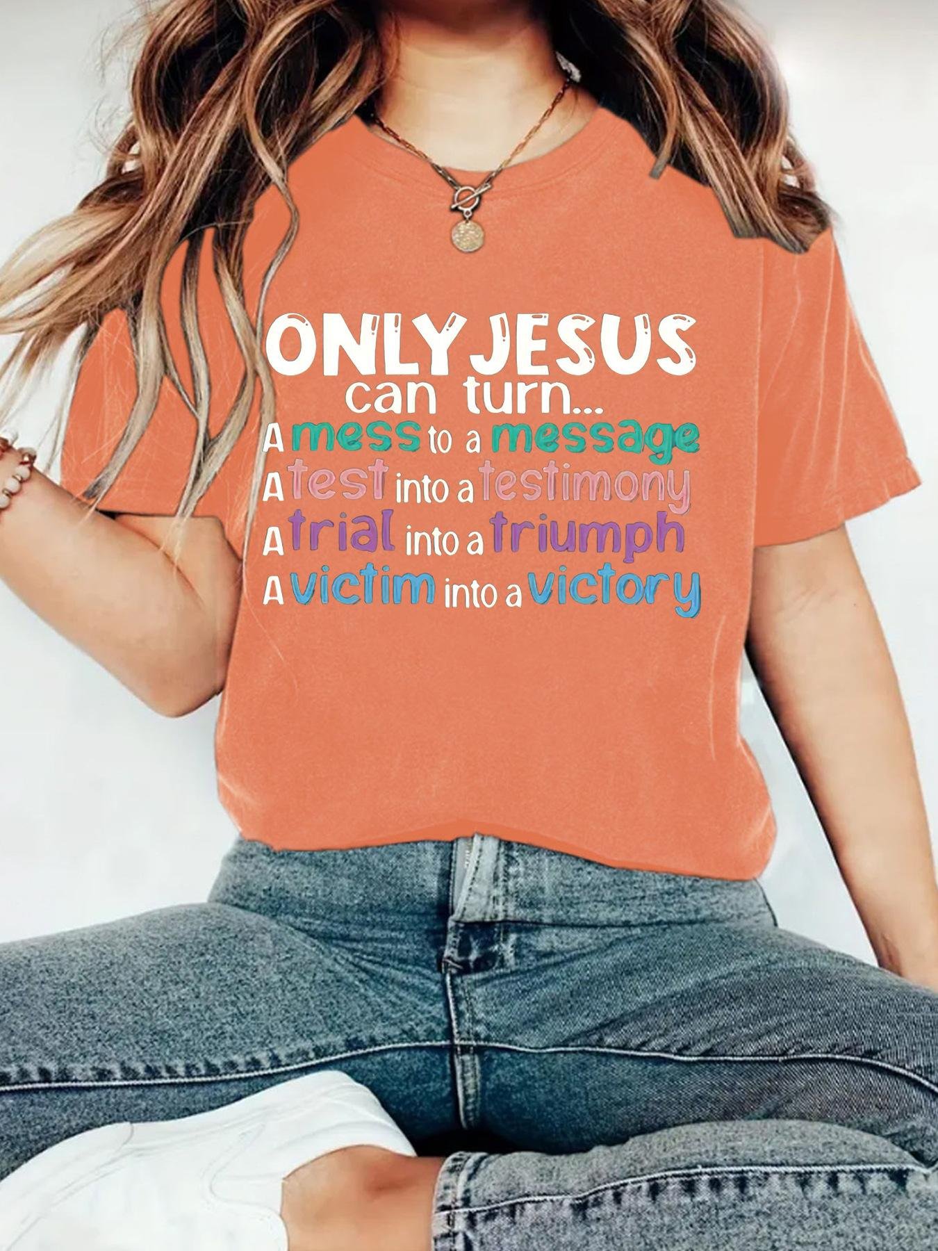 OMLY JESUS Women's T-shirt Top - Image 11