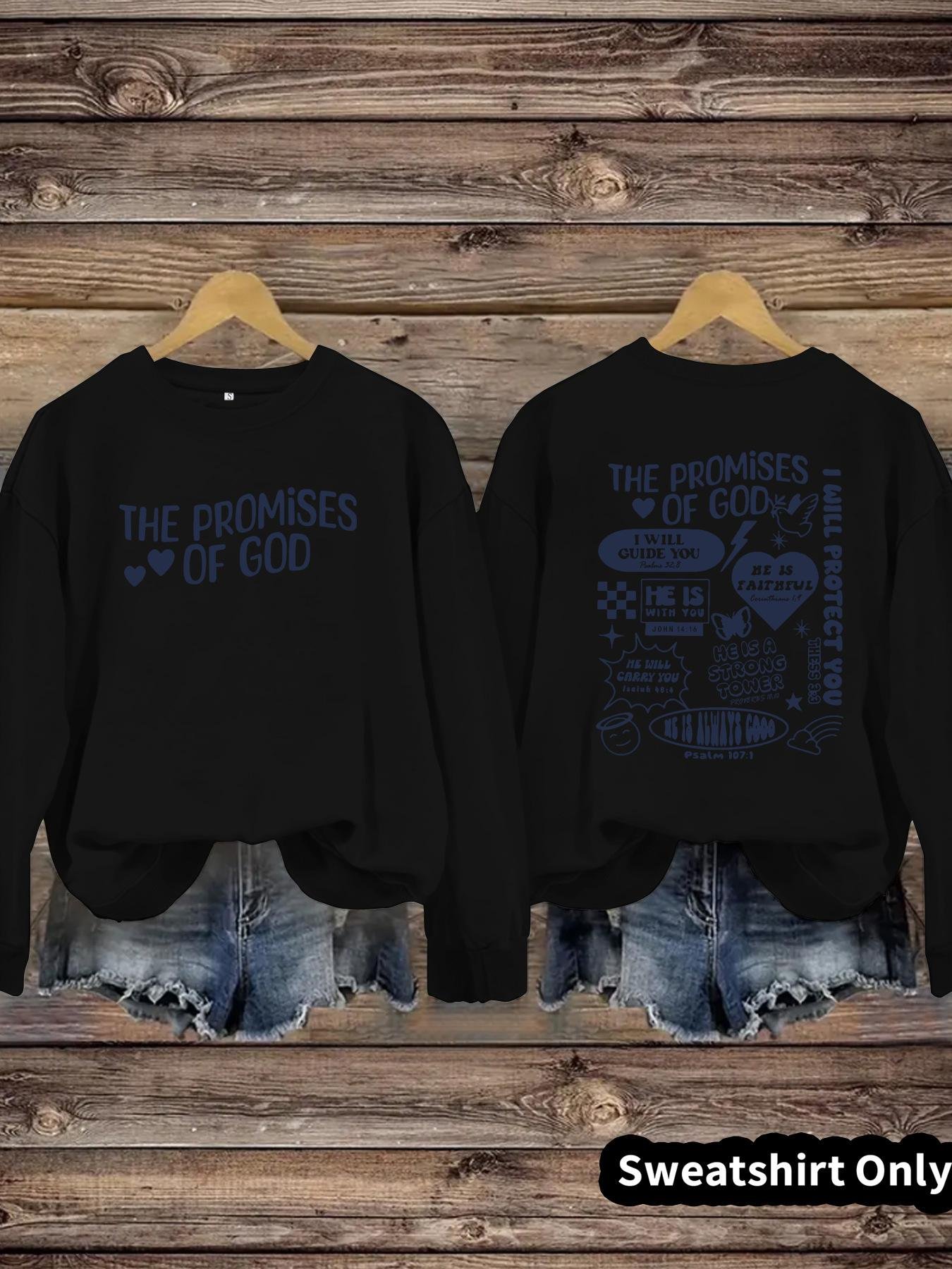 Round neck THE PROMIS OF GOD pullover sweatshirt sweatshirt - Image 8