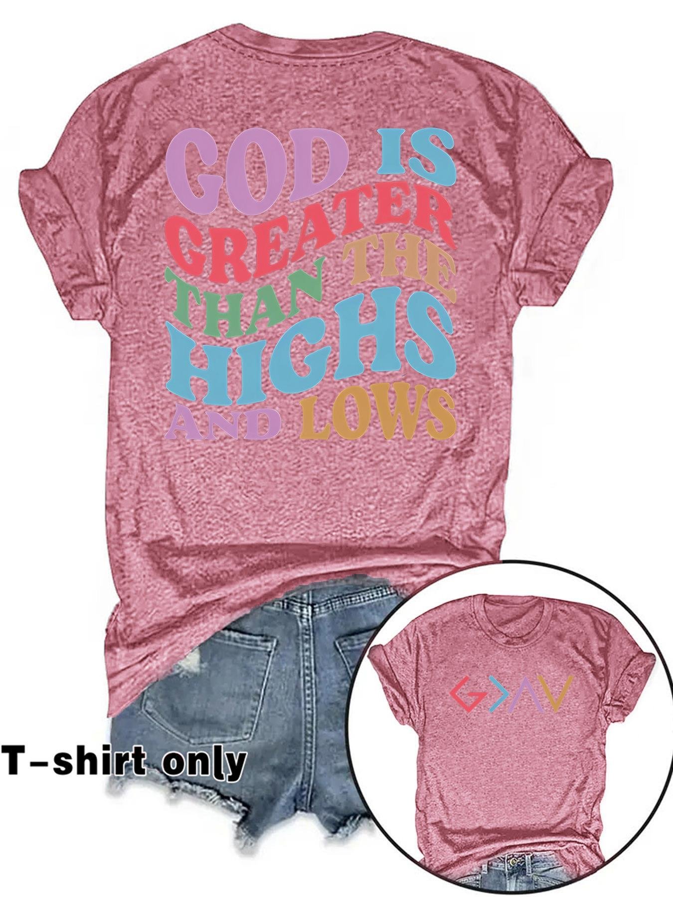 GOD IS GREEN New Round Neck Loose Short Sleeve - Image 6