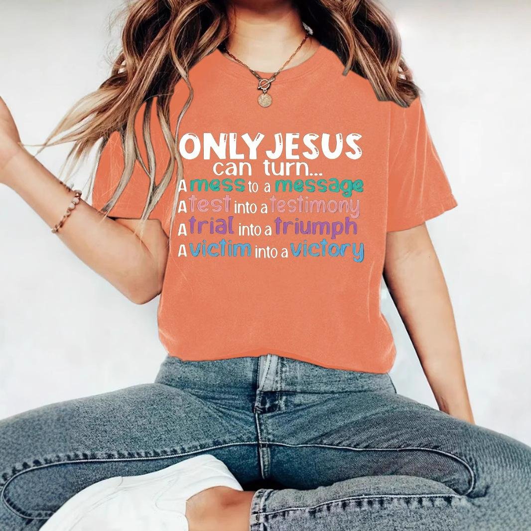 OMLY JESUS Women's T-shirt Top - Image 5