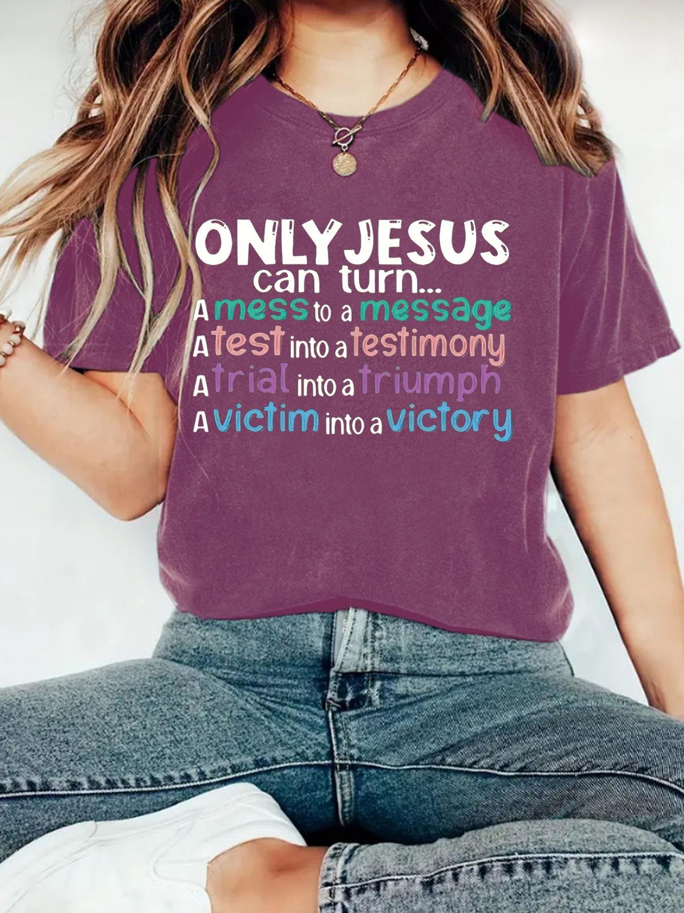 OMLY JESUS Women's T-shirt Top - Image 10