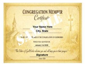 Congregation membership