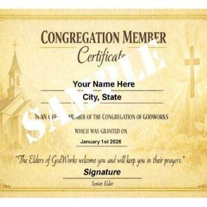 Congregation membership