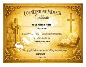 Cornerstone Membership Yearly