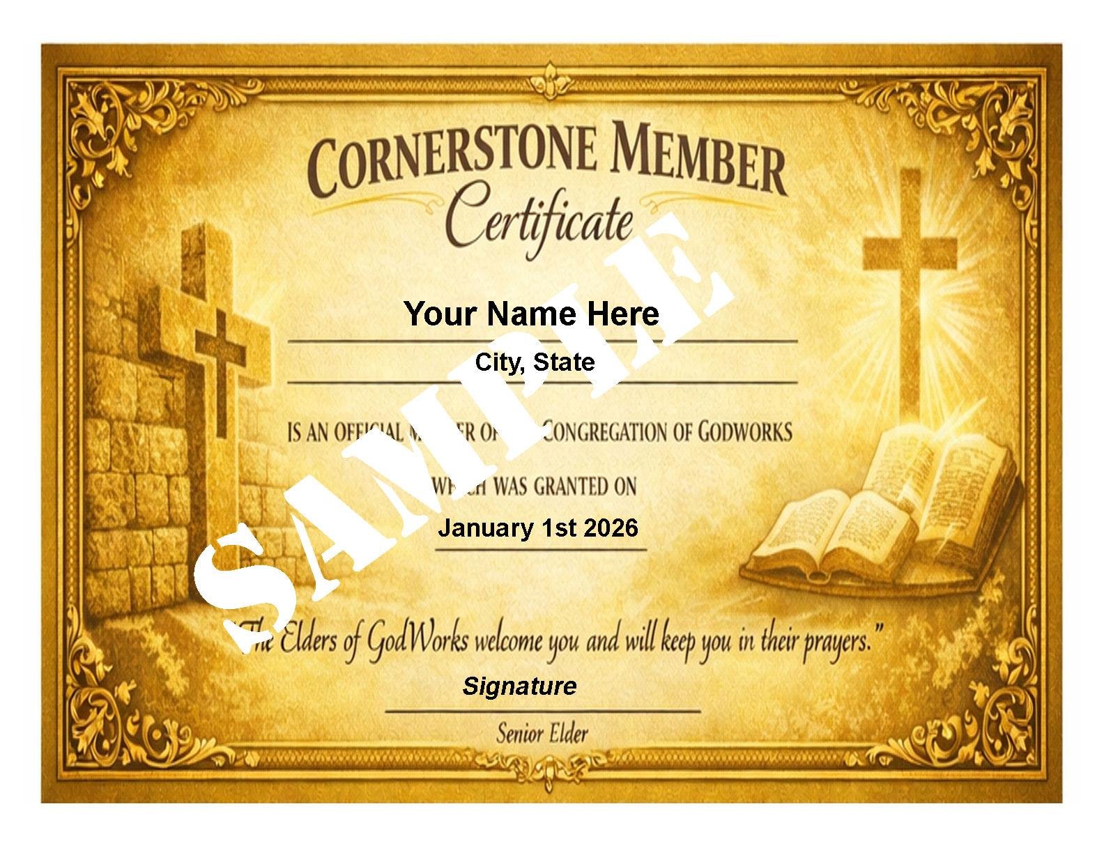 Cornerstone Membership Monthly