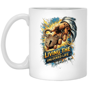 Unlocked Life 11oz White Mug