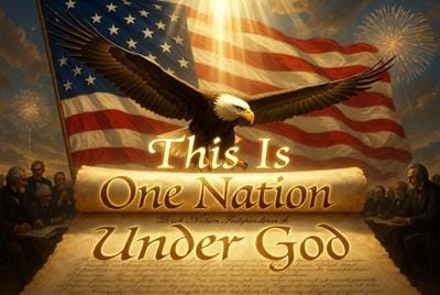 This Is One Nation Under God, Like It Or Not.